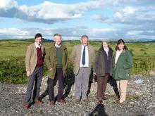 The Purdey Judges visiting the WWA: Charles Nodder, Mike Barnes, David Clark, The Duchess of Devonshire and Caroline Tisdall