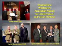 Andy Stott and Mark Shaw receiving 3 awards for WWA